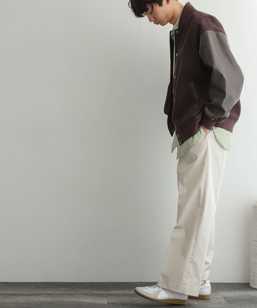 SENSE OF PLACE by URBAN RESEARCH（センスオブプレイスバイアーバンリサーチ）の「『ユニセックス』NewZealandWoolスタジャン（スタジャン・メンズ・ブラウン/ブラック・MEDIUM/LARGE）」の13枚目の写真