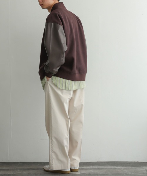 SENSE OF PLACE by URBAN RESEARCH（センスオブプレイスバイアーバンリサーチ）の「『ユニセックス』NewZealandWoolスタジャン（スタジャン・メンズ・ブラウン/ブラック・MEDIUM/LARGE）」の14枚目の写真