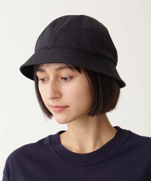 MHL.(エムエイチエル)の「PROOFED COTTON POLYESTER TWILL(ハット・レディース・グレー系その他3/ベージュ系その他2・FREE)」の2枚目の写真