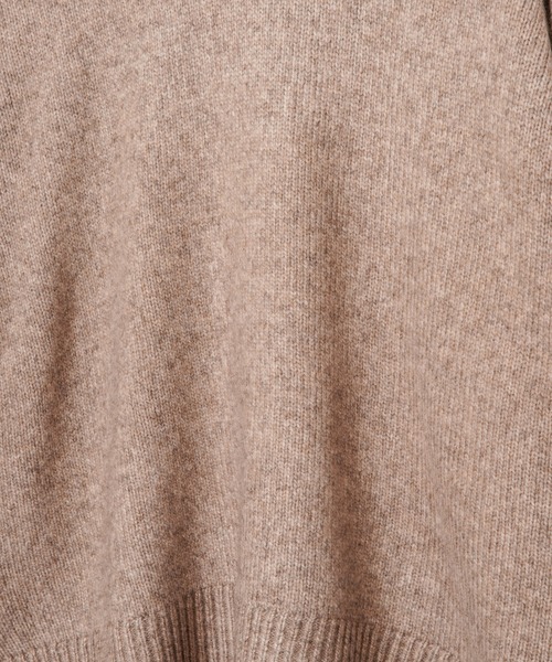 AMERICAN RAG CIE（アメリカンラグシー）の「モヘヤボリュームスリットニット（ニット/セーター・レディース・チャコール/パープル/ベージュ・FREE）」の8枚目の写真