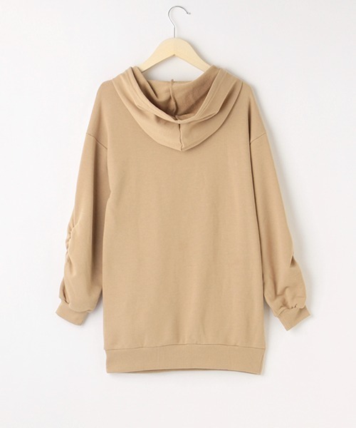 by LOVEiT（バイラビット）の「袖シャーリングチュニック（チュニック・キッズ・モカ/ラベンダー/ブラック・140cm/160cm/130cm/150cm/120cm）」の12枚目の写真