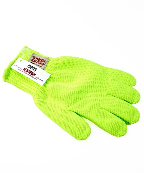 NEWBERRY KNITTING(ニューベリーニッティング)の「NEWBERRY KNITTING / ニューベリーニッティング アクリル ノーパーム ノーリニング 5フィンガー(手袋・メンズ・レッド/ブラウン/ワインレッド/ネイビー/イエロー/オレンジ/パープル/ブルー・MEDIUM/LARGE)」の5枚目の写真