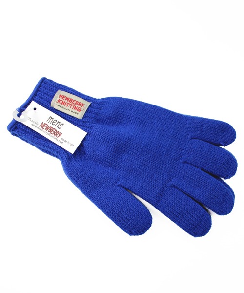 NEWBERRY KNITTING(ニューベリーニッティング)の「NEWBERRY KNITTING / ニューベリーニッティング アクリル ノーパーム ノーリニング 5フィンガー(手袋・メンズ・レッド/ブラウン/ワインレッド/ネイビー/イエロー/オレンジ/パープル/ブルー・MEDIUM/LARGE)」の3枚目の写真