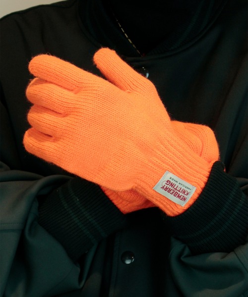 NEWBERRY KNITTING(ニューベリーニッティング)の「NEWBERRY KNITTING / ニューベリーニッティング アクリル ノーパーム ノーリニング 5フィンガー(手袋・メンズ・レッド/ブラウン/ワインレッド/ネイビー/イエロー/オレンジ/パープル/ブルー・MEDIUM/LARGE)」の12枚目の写真