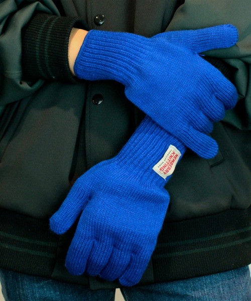 NEWBERRY KNITTING(ニューベリーニッティング)の「NEWBERRY KNITTING / ニューベリーニッティング アクリル ノーパーム ノーリニング 5フィンガー(手袋・メンズ・レッド/ブラウン/ワインレッド/ネイビー/イエロー/オレンジ/パープル/ブルー・MEDIUM/LARGE)」の22枚目の写真