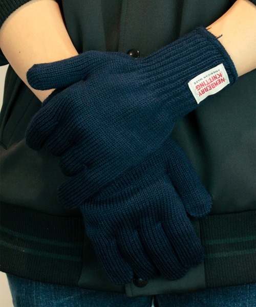 NEWBERRY KNITTING(ニューベリーニッティング)の「NEWBERRY KNITTING / ニューベリーニッティング アクリル ノーパーム ノーリニング 5フィンガー(手袋・メンズ・レッド/ブラウン/ワインレッド/ネイビー/イエロー/オレンジ/パープル/ブルー・MEDIUM/LARGE)」の17枚目の写真