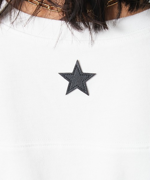 GEVS.(ジェイヴィス)の「<大きいサイズ> 綿100%袖ラインロングスリーブTシャツ GEVS.(Tシャツ/カットソー・レディース・ブラック/オフホワイト・3L/5L/LL/4L/L)」の19枚目の写真