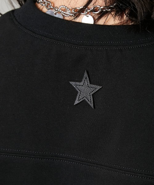 GEVS.(ジェイヴィス)の「<大きいサイズ> 綿100%袖ラインロングスリーブTシャツ GEVS.(Tシャツ/カットソー・レディース・ブラック/オフホワイト・3L/5L/LL/4L/L)」の17枚目の写真