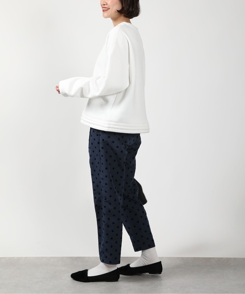 PICCIN(ピッチン)の「裾リボンプルオーバー(Tシャツ/カットソー・レディース・ブラック/オフホワイト/グレー・M)」の4枚目の写真
