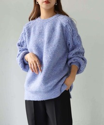 HER CLOSET | 【shemoshelly】MIXヤーン3Dスリーブニット(ニット/セーター)