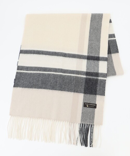 23区（ニジュウサンク）の「カシミヤ マフラー（マフラー・レディース・ライトグレー系1/スカイブルー系1/レッド系1・F）」の18枚目の写真