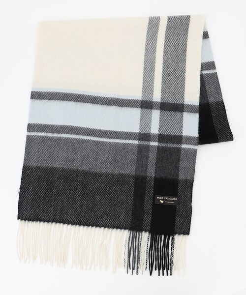 23区（ニジュウサンク）の「カシミヤ マフラー（マフラー・レディース・ライトグレー系1/スカイブルー系1/レッド系1・F）」の19枚目の写真