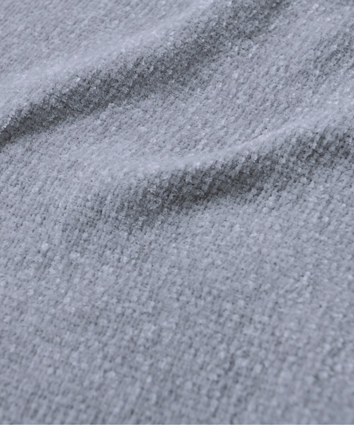 Ellno Loset（エルノロゼット）の「ベロアモールインターシャニット（ニット/セーター・メンズ・ブルー/ブラック/ライトグレー・MEDIUM/LARGE）」の20枚目の写真