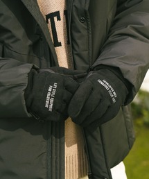 フェイクスエードロゴグローブ