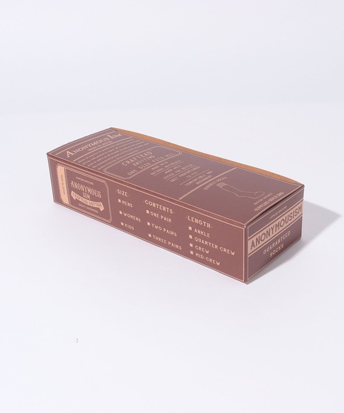ANONYMOUSISM（アノニマスイズム）の「ANONYMOUSISM　REMINING 2PBOX（ソックス/靴下・レディース・マルチ・25cm～27cm/23cm～25cm）」の3枚目の写真
