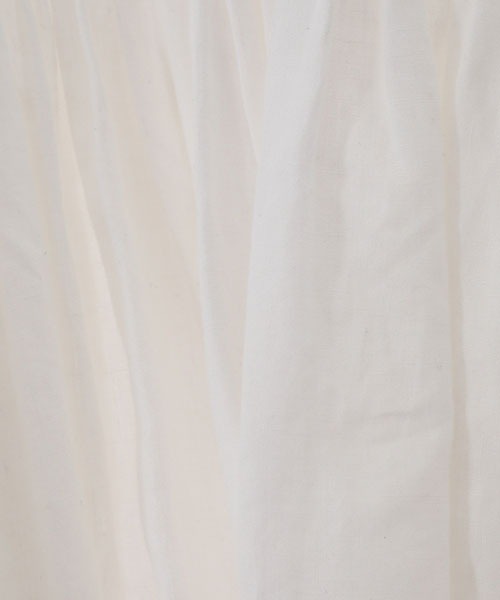 Scye（サイ）の「Scye / サイ ベーシックス：【レディース】Linen Tucked Half Placket Shirt(リネンタックブラウス)：1222-31016[DEA]（シャツ/ブラウス・レディース・ネイビー/ホワイト系その他・40/38）」の9枚目の写真