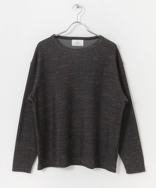 URBAN RESEARCH Sonny Label（アーバンリサーチサニーレーベル）の「『MADE IN JAPAN』 起毛ネップワッフルロングスリーブ（Tシャツ/カットソー・メンズ・グレー系その他/オフホワイト/グレー/ブラック系その他・MEDIUM/LARGE）」の15枚目の写真