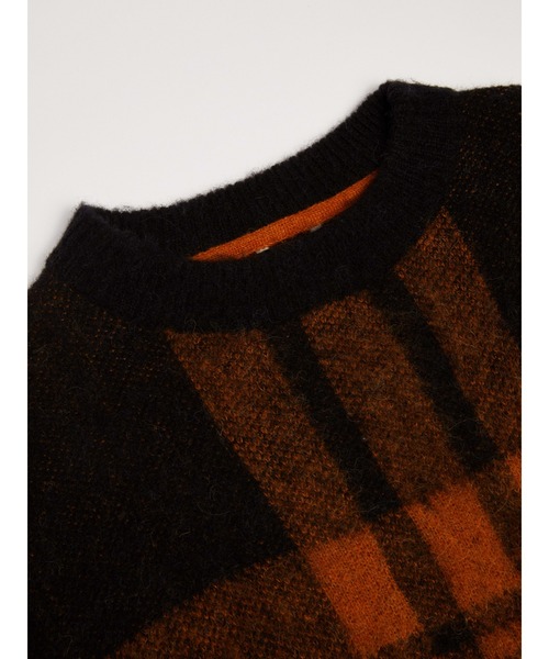 Guess(ゲス)の「Philo Mid Neck Check Sweater(ニット/セーター・メンズ・オレンジ・X-LARGE/LARGE/MEDIUM/SMALL)」の3枚目の写真