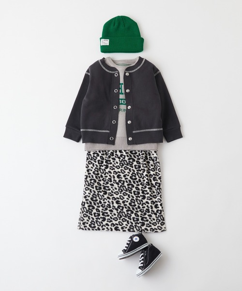 CIAOPANIC TYPY（チャオパニックティピー）の「【KIDS】ニット帽（ニットキャップ/ビーニー・キッズ・グレー/アイボリー/グリーン/ネイビー/オレンジ・ONE SIZE）」の8枚目の写真