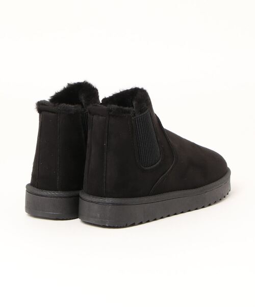 【R&E】サイドゴアムートンブーツ