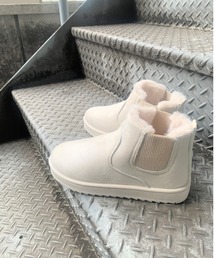 【R&E】 サイドゴアムートンブーツ