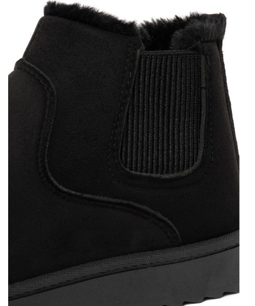 【R&E】サイドゴアムートンブーツ