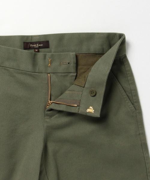 Demi-Luxe BEAMS（デミルクス ビームス）の「Demi-Luxe BEAMS / コットンチノ ショートパンツ（その他パンツ・レディース・オフホワイト/カーキ/ネイビー・38/36）」の21枚目の写真