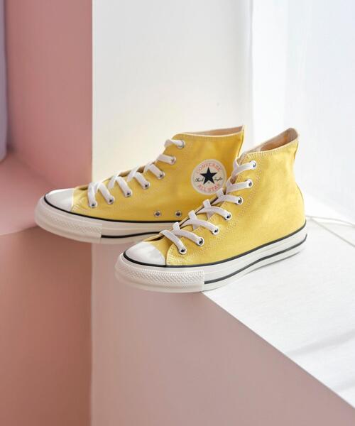 CONVERSE（コンバース）の「＜CONVERSE＞ALL STAR R HI スニーカー（スニーカー・レディース・ピンク/ライム/イエロー・23cm/24cm/24.5cm/23.5cm/25cm/22.5cm）」の2枚目の写真