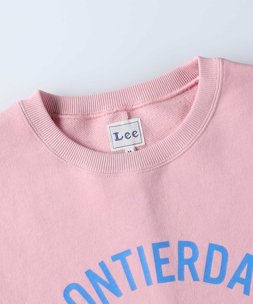 Lee（リー）の「【Lee】プリントコクーンスウェット（スウェット・レディース・ピンク・M/L）」の4枚目の写真