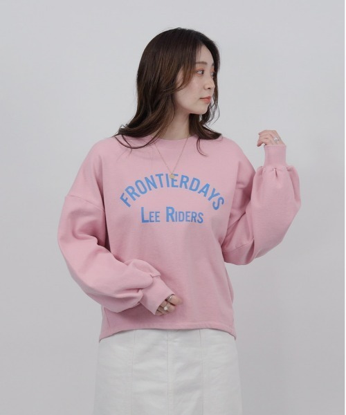Lee（リー）の「【Lee】プリントコクーンスウェット（スウェット・レディース・ピンク・M/L）」の21枚目の写真