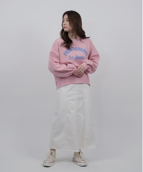 Lee（リー）の「【Lee】プリントコクーンスウェット（スウェット・レディース・ピンク・M/L）」の20枚目の写真