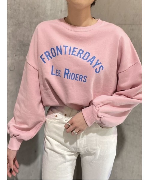 Lee（リー）の「【Lee】プリントコクーンスウェット（スウェット・レディース・ピンク・M/L）」の12枚目の写真