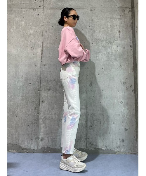 Lee（リー）の「【Lee】プリントコクーンスウェット（スウェット・レディース・ピンク・M/L）」の10枚目の写真