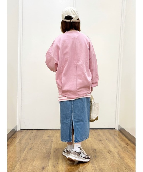 Lee（リー）の「【Lee】プリントコクーンスウェット（スウェット・レディース・ピンク・M/L）」の15枚目の写真