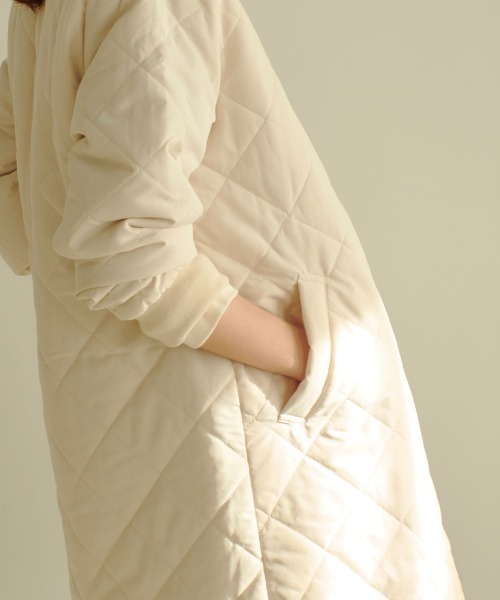 marjour（マージュール）の「WATER-REPELLENT BACK BOA COAT（その他アウター・レディース・アイボリー・M）」の12枚目の写真