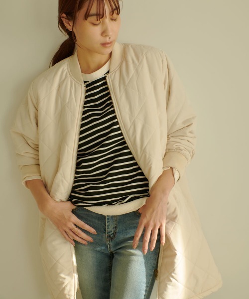 marjour（マージュール）の「WATER-REPELLENT BACK BOA COAT（その他アウター・レディース・アイボリー・M）」の15枚目の写真