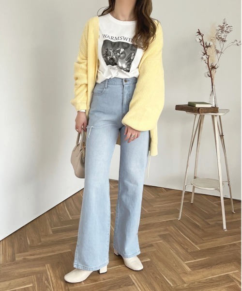 apres jour(アプレジュール)の「ダメージスリットデニムパンツ【ZOZOTOWN限定アイテム】(デニムパンツ・レディース・ダークブルー/ライトブルー・X-LARGE/MEDIUM/SMALL)」の18枚目の写真