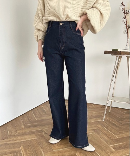 apres jour(アプレジュール)の「ダメージスリットデニムパンツ【ZOZOTOWN限定アイテム】(デニムパンツ・レディース・ダークブルー/ライトブルー・X-LARGE/MEDIUM/SMALL)」の22枚目の写真