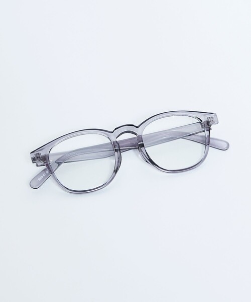 FREAK'S STORE（フリークスストア）の「フラットレンズ ファッション用グラス（メガネ・メンズ・ブラック/ブラウン系/グレー/チャコールグレー/シルバー・FREE/ﾌﾘ-）」の5枚目の写真