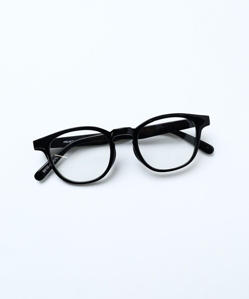 FREAK'S STORE（フリークスストア）の「フラットレンズ ファッション用グラス（メガネ・メンズ・ブラック/ブラウン系/グレー/チャコールグレー/シルバー・FREE/ﾌﾘ-）」の8枚目の写真