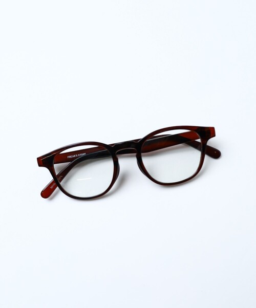 FREAK'S STORE（フリークスストア）の「フラットレンズ ファッション用グラス（メガネ・メンズ・ブラック/ブラウン系/グレー/チャコールグレー/シルバー・FREE/ﾌﾘ-）」の11枚目の写真