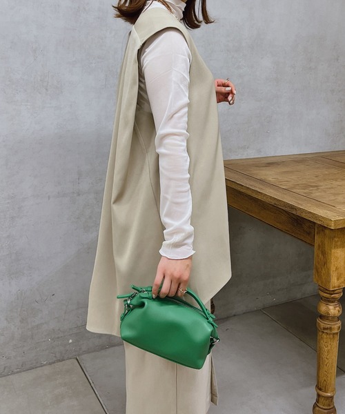 story.（ストーリー）の「STORY（ストーリー）　ワンハンドルバッグ（ハンドバッグ・レディース・オフホワイト/イエロー/グリーン・FREE）」の4枚目の写真