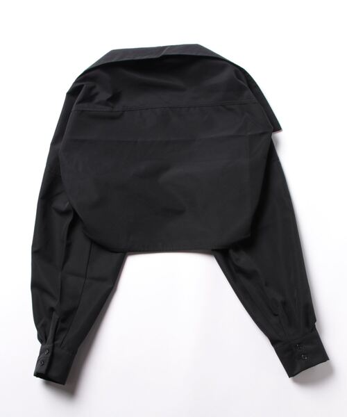 LATINA（ラティーナ）の「ボレロ風ショートシャツ（カーディガン/ボレロ・レディース・ブルー系その他3/ブラック/オフホワイト・FREE）」の4枚目の写真