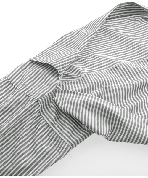 LATINA（ラティーナ）の「ボレロ風ショートシャツ（カーディガン/ボレロ・レディース・ブルー系その他3/ブラック/オフホワイト・FREE）」の12枚目の写真