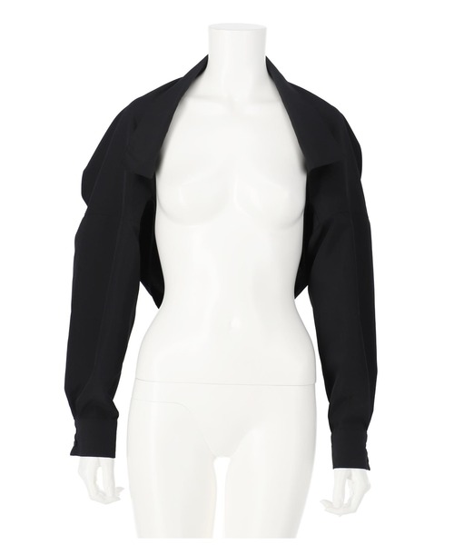 LATINA（ラティーナ）の「ボレロ風ショートシャツ（カーディガン/ボレロ・レディース・ブルー系その他3/ブラック/オフホワイト・FREE）」の16枚目の写真