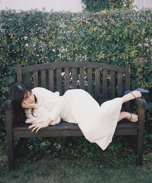 Charles Chaton（シャルルシャトン）の「apron long dress エプロン 
