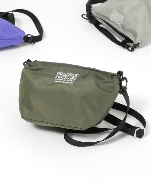 FREDRIK PACKERS(フレドリックパッカーズ)の「【FREDRIK PACKERS】別注!限定アイテム 420D FAM SHOULDER(ショルダーバッグ・レディース・オリーブ/ブラック/ライトグレー/カーキ/パープル・FREE)」の8枚目の写真