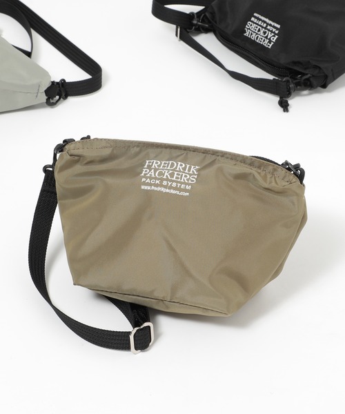 FREDRIK PACKERS(フレドリックパッカーズ)の「【FREDRIK PACKERS】別注!限定アイテム 420D FAM SHOULDER(ショルダーバッグ・レディース・オリーブ/ブラック/ライトグレー/カーキ/パープル・FREE)」の9枚目の写真