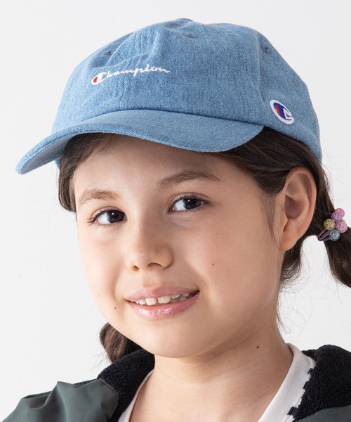 Champion(チャンピオン)の「【CHAMPION/チャンピオン】KIDS スクリプトローキャップ ワンポイントブランドロゴ刺繍 キッズ(キャップ・キッズ・ミント/ブルー/ラベンダー/ブルー系その他/ダークブルー/ブラック/ネイビー/ピンク/ベージュ/オフホワイト・FREE)」の17枚目の写真