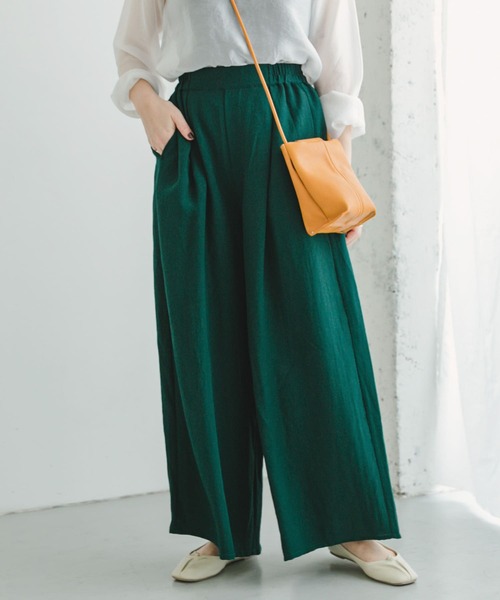 ITEMS URBANRESEARCH（アイテムズ アーバンリサーチ）の「スカーチョ（その他パンツ・レディース・グリーン/ブラック/グレー系その他・FREE）」の4枚目の写真